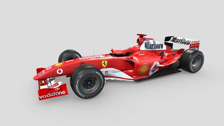 Ferrari F-2004 (2004) 3D Model