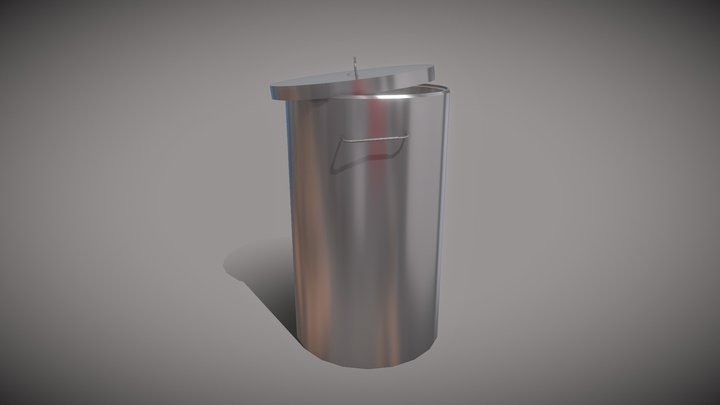 Trash Can 3D Model