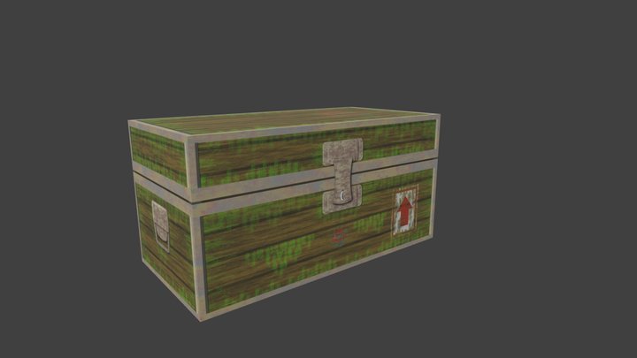 Simple Treasure Box 3D Model