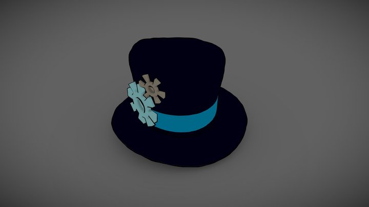 CP Hats Collection - Top Hat 3D Model