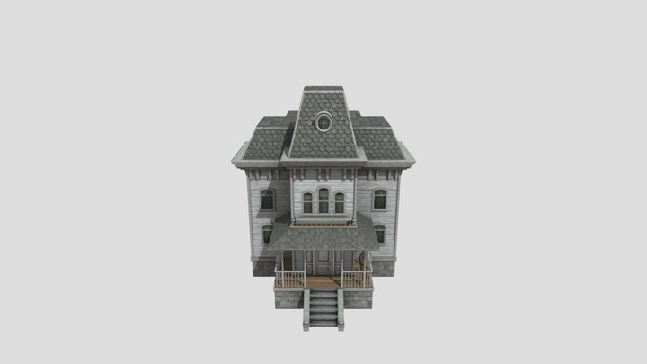 Old-building-3-freepolyorg 3D Model