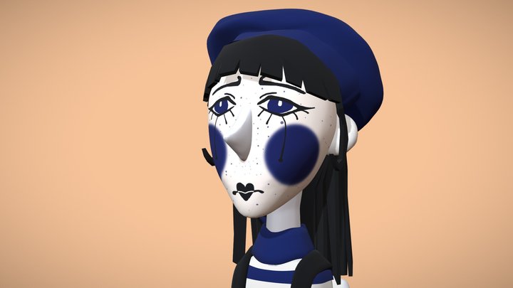 Mademoiselle Sans-Nom 3D Model