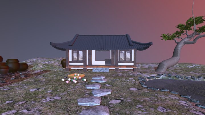 Sister Sun and Brother Moon (해님 달님) 3D Model