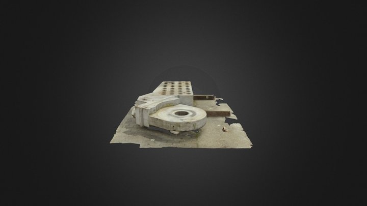 Schanier Sluisdeur "Demeysluis" Oostende 3D Model