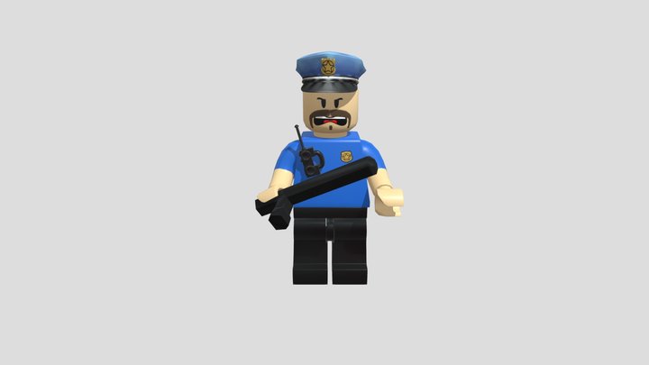 lego barry 3D Model