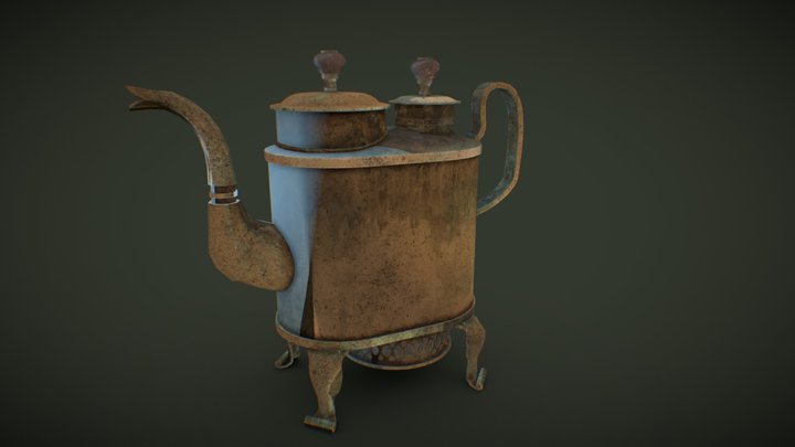 Old teapot 3D Model