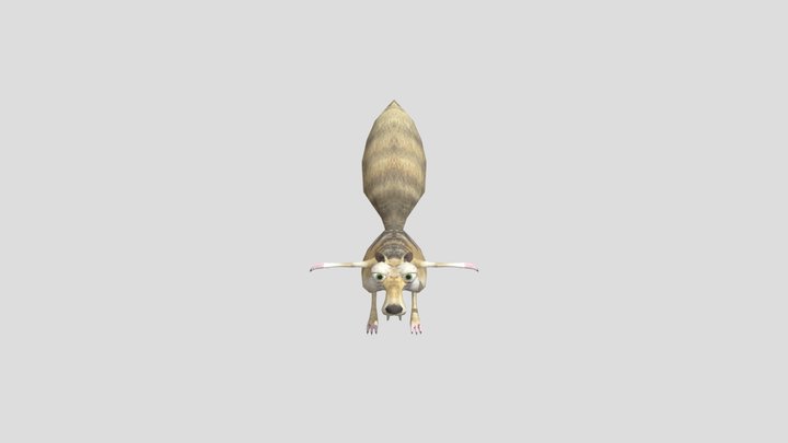 Scrat (Ice Age 4 Wii) 3D Model