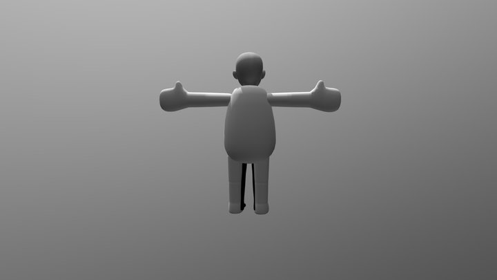 bear costume fbx 3D Model