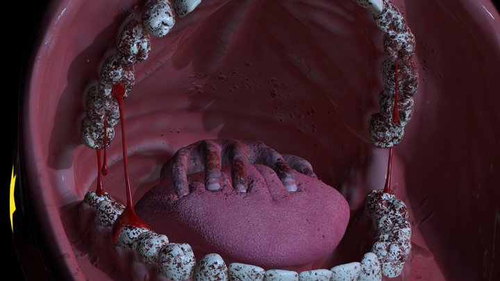 Man eating man 3D Model