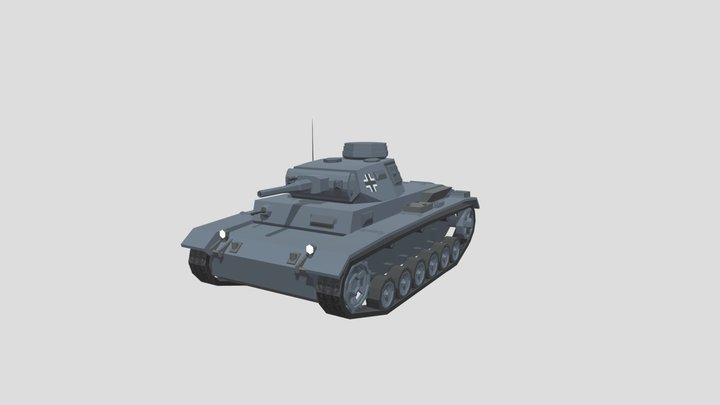 Pz3 low 3D Model