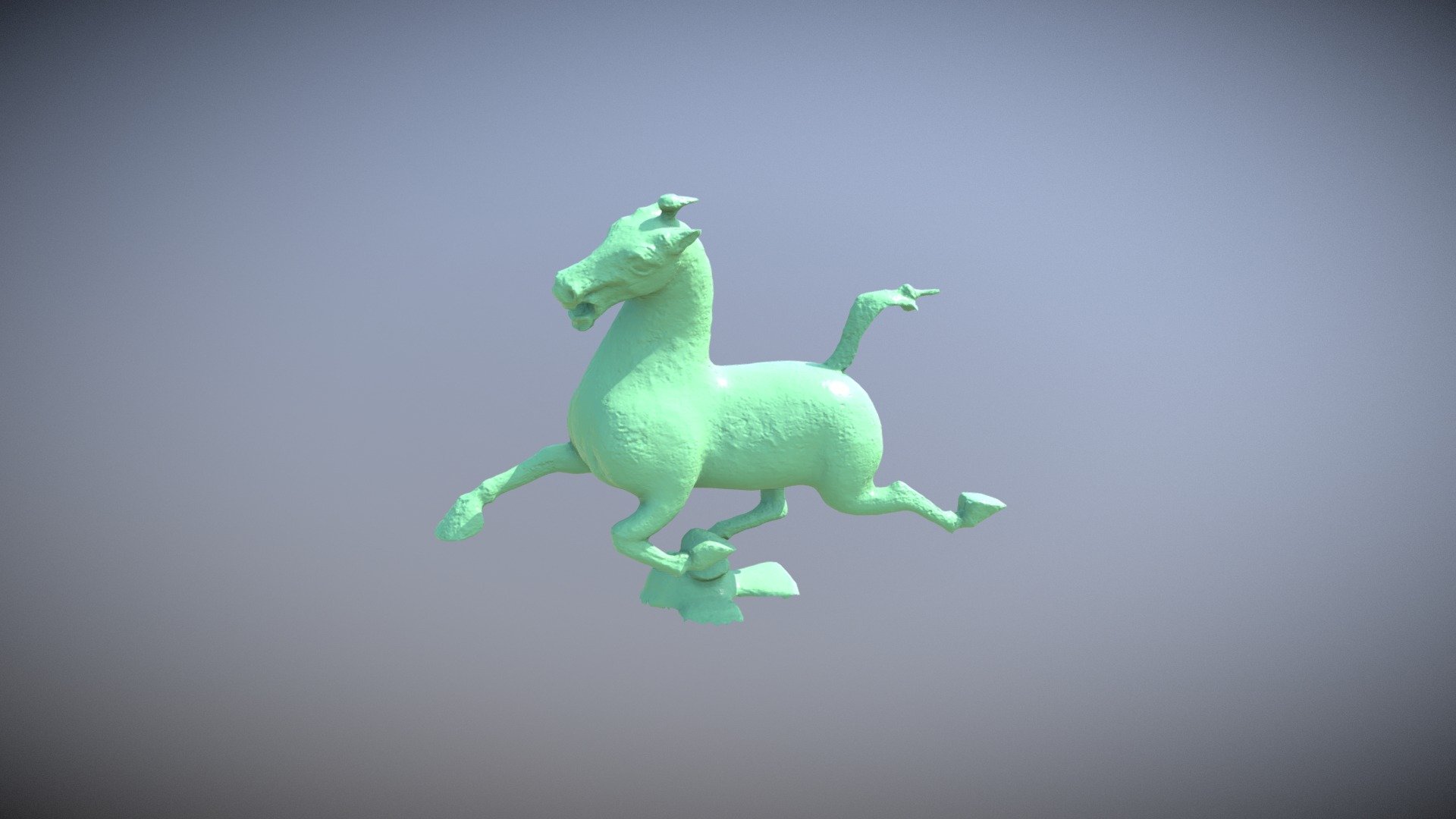Horse, Low Poly Test