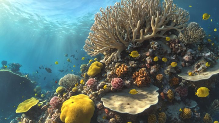 HDRI Coral Reefs Panorama B 3D Model