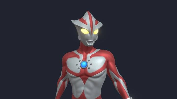 Ultraman Melos 3D Model