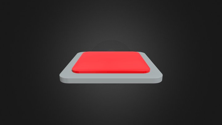 Simple Button 3D Model