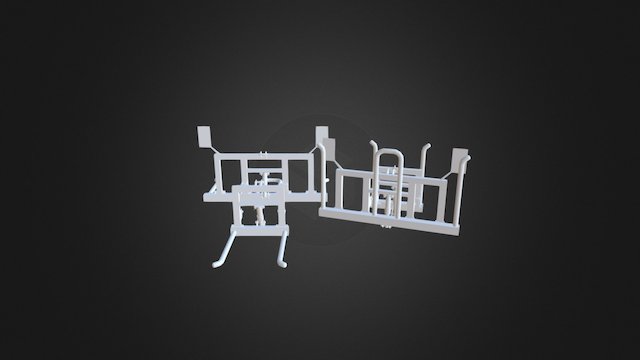 Gnacke Gabel Pakket 3D Model