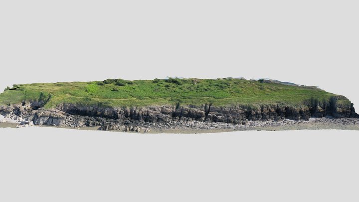 Middle Hope Coastal Path (Bristol) 3D Model