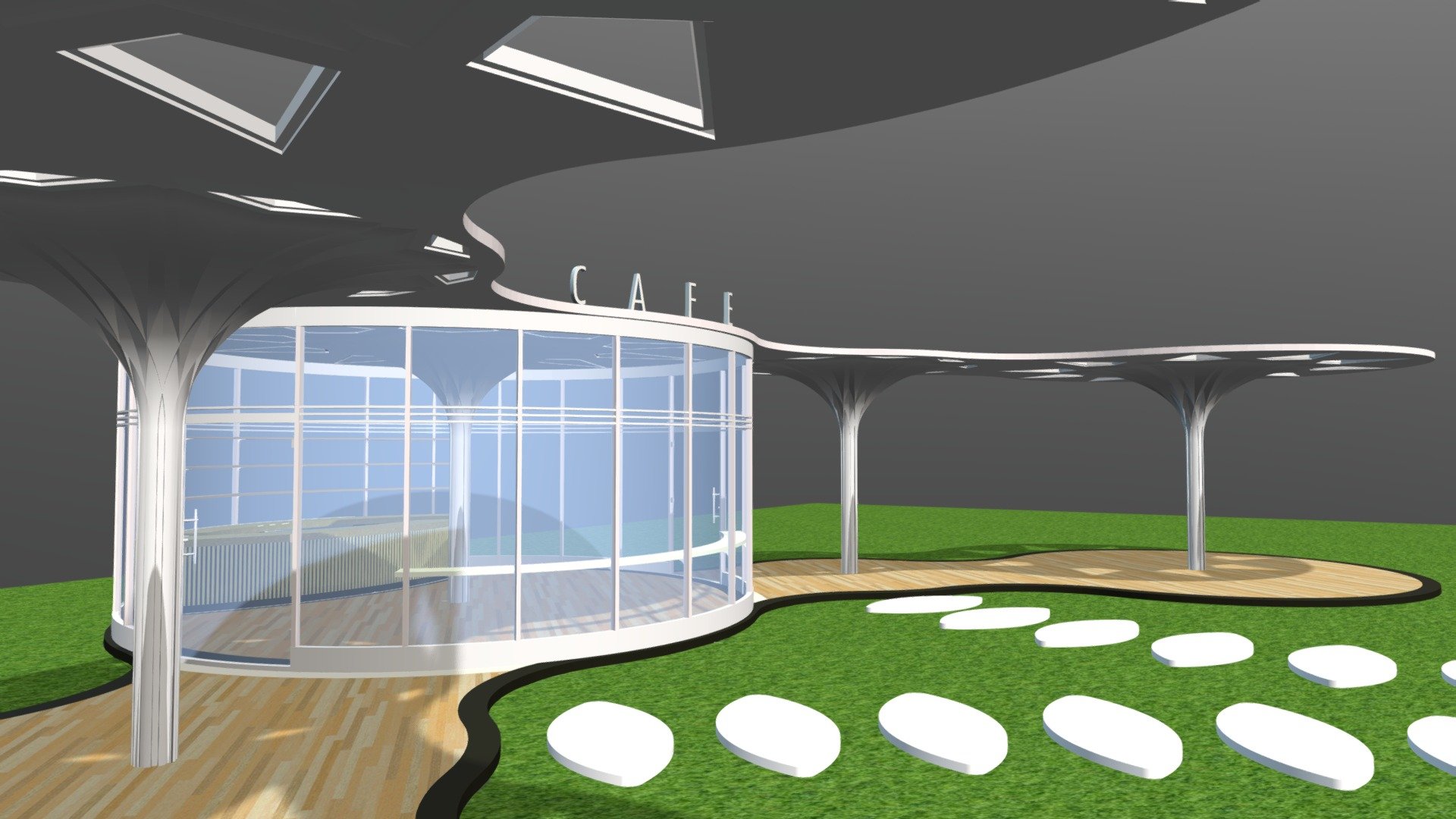 In Park Cafe Installation