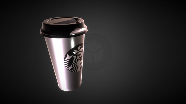 Starbucks Mini Thermos 3D Model