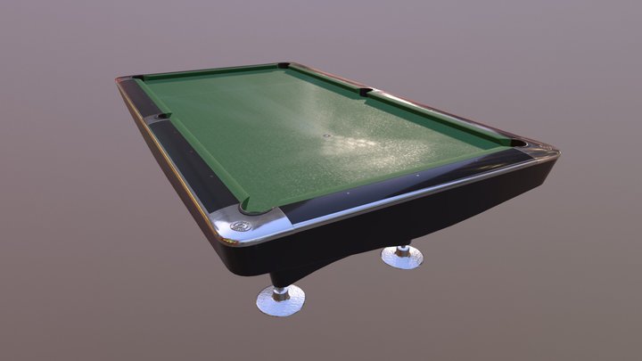 Dynamic II pool table 3D Model