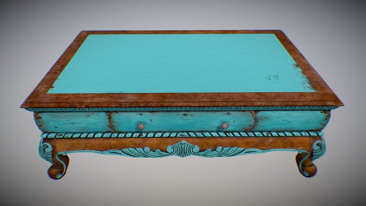 Coffee Table 01 – Free 3D Model STL