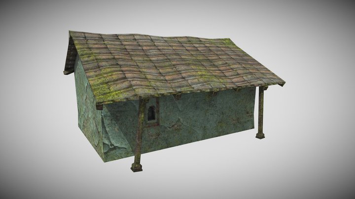 indian house 2 - game asset 3D Model