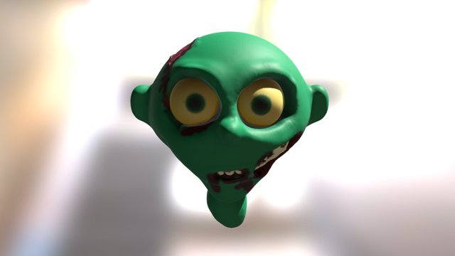 Toon Walker 3D Model