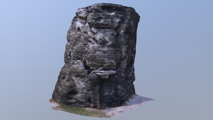 Rock Formation #2 - Tisá 3D Model