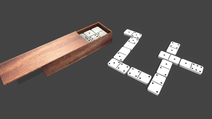 Domino Set 3D Model