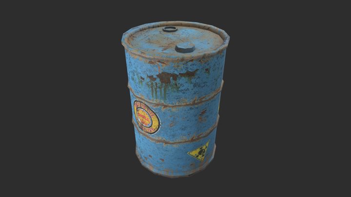 Oilbarrel 3D Model
