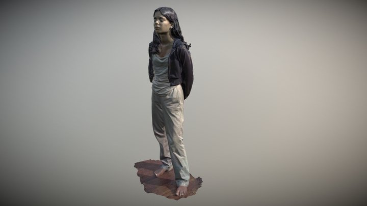 Pop3_Daughter Scan With Texture 3D Model