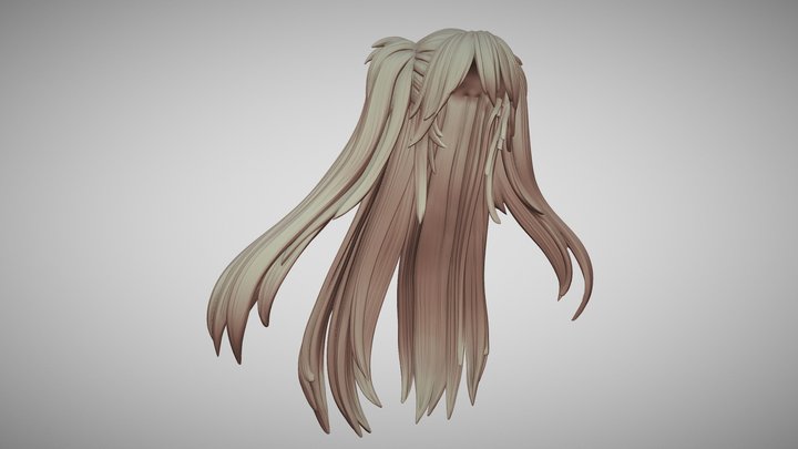 Hair 37 3D Model