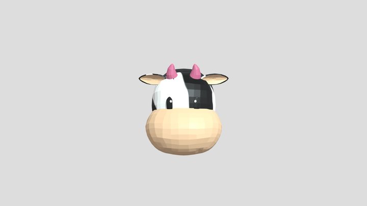 story of seasons friends of mineral town cow 3D Model