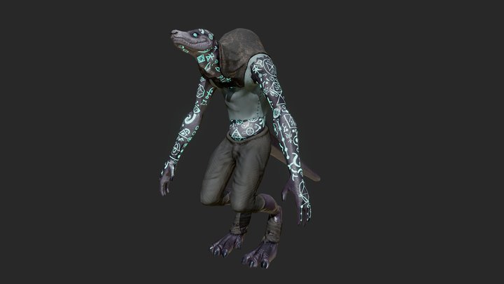 Sae'jin - Arcane Mage 3D Model