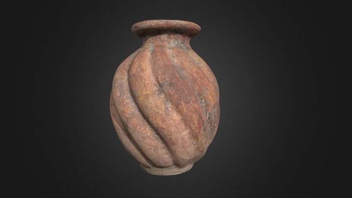 Ancient Clay Vessel – Timeless Pottery in 3D 3D Model