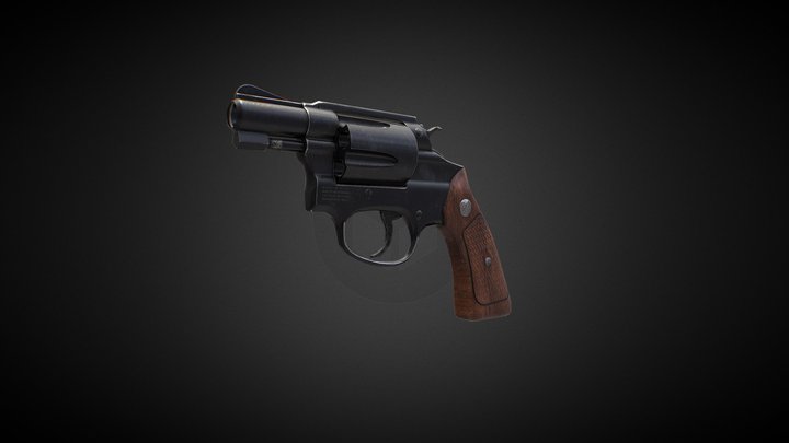 Smith & Wesson Model 36 Chiefs Special .38 3D Model