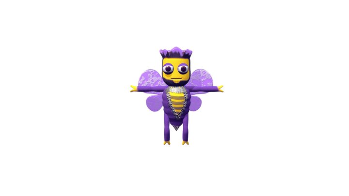Bee - T Pose 3D Model