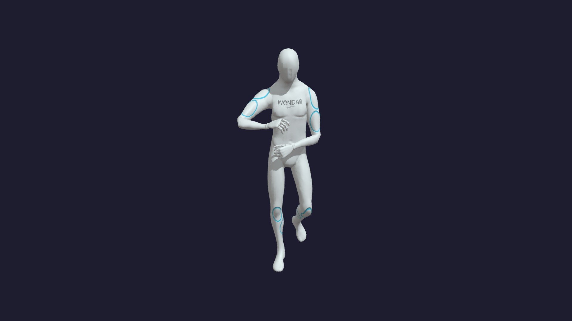 Walk with newspaper — Sketchfab embed 3D viewer
