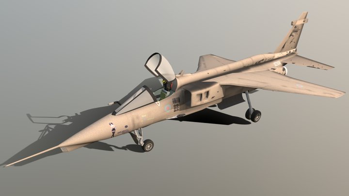 SEPECAT Jaguar – Modello 3D gratuito STL