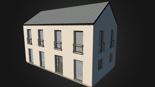 OPEN PLAN 3D Model
