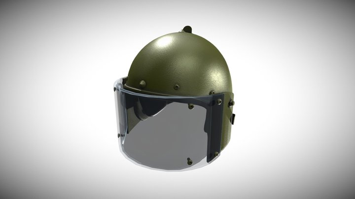 Helmet ZSH 1-2M with Visor 3D Model
