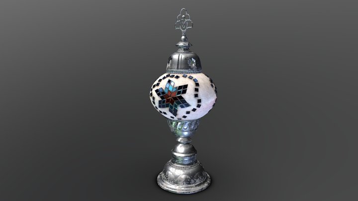 Turkish lamp 3D Model