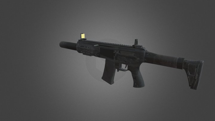 Автомат "АМБ-17" STALCRAFT:X 3D Model
