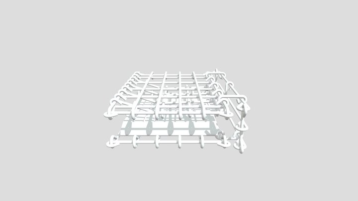 網財布 3D Model