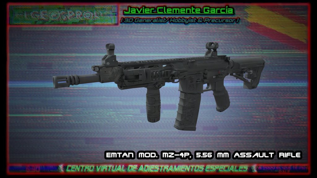 EMTAN mod. MZ-4P, 5.56 mm Assault Rifle