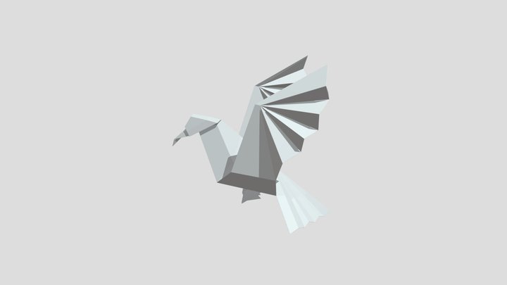 Origami Portfolio 3D Model
