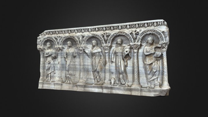 Bas relief Pisa 05 3D Model