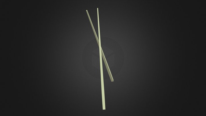 Chop Sticks 3D Model