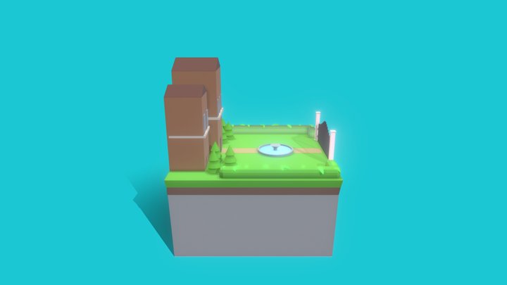 Cube World (Peter Pan) 3D Model