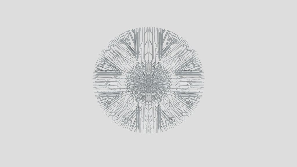 Radial Lattice Mandala