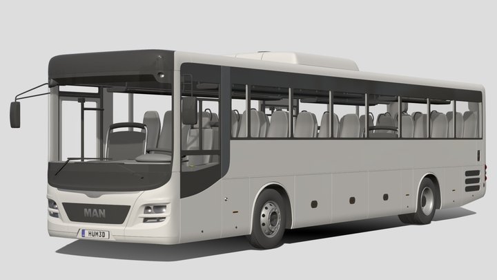 2015 MAN Lion's Intercity 3D Model